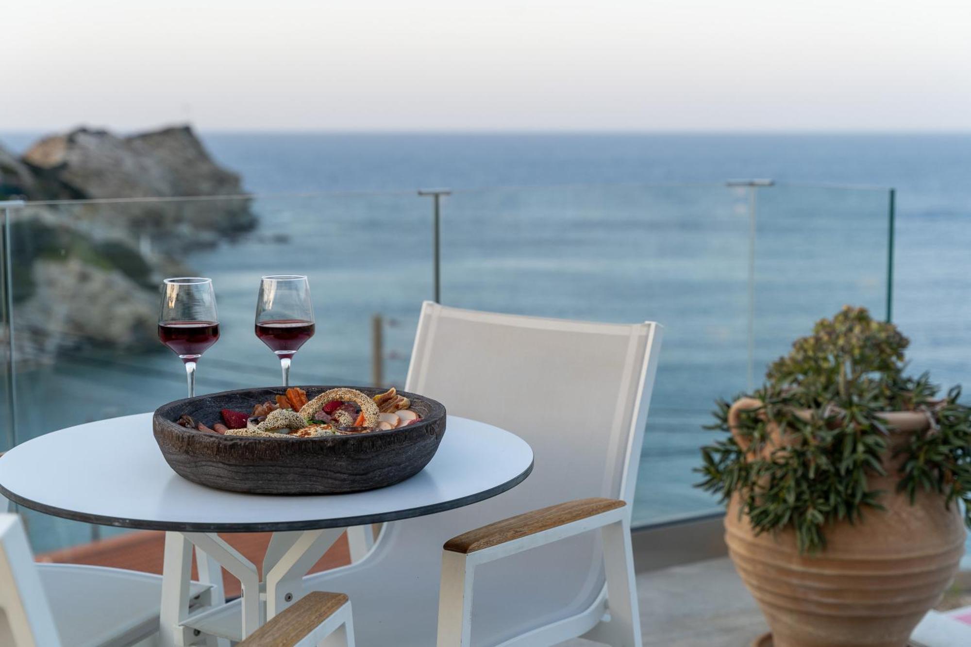 Amazing View Villa Aliki With Infinity Pool & Spa Ligaria  Exterior foto